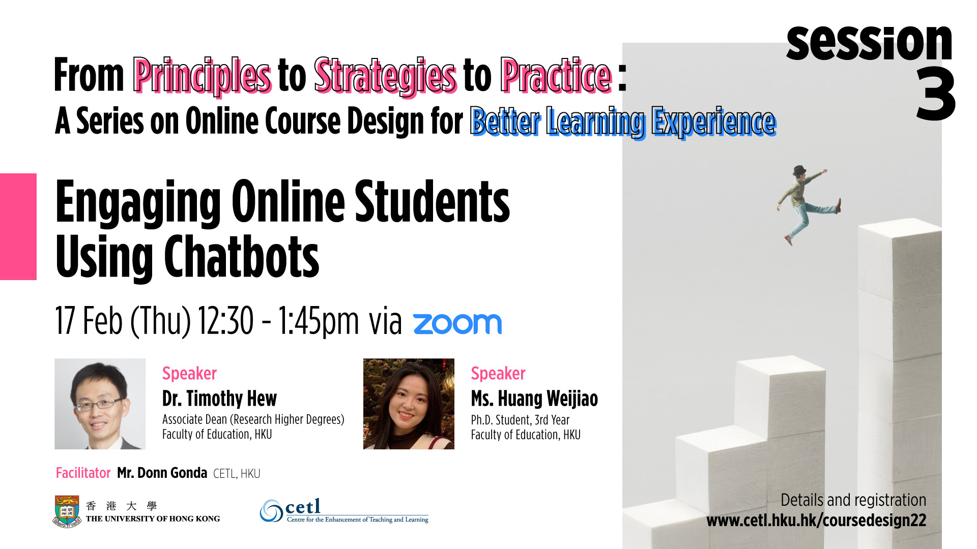 Session 3: Engaging Online Students Using Chatbots