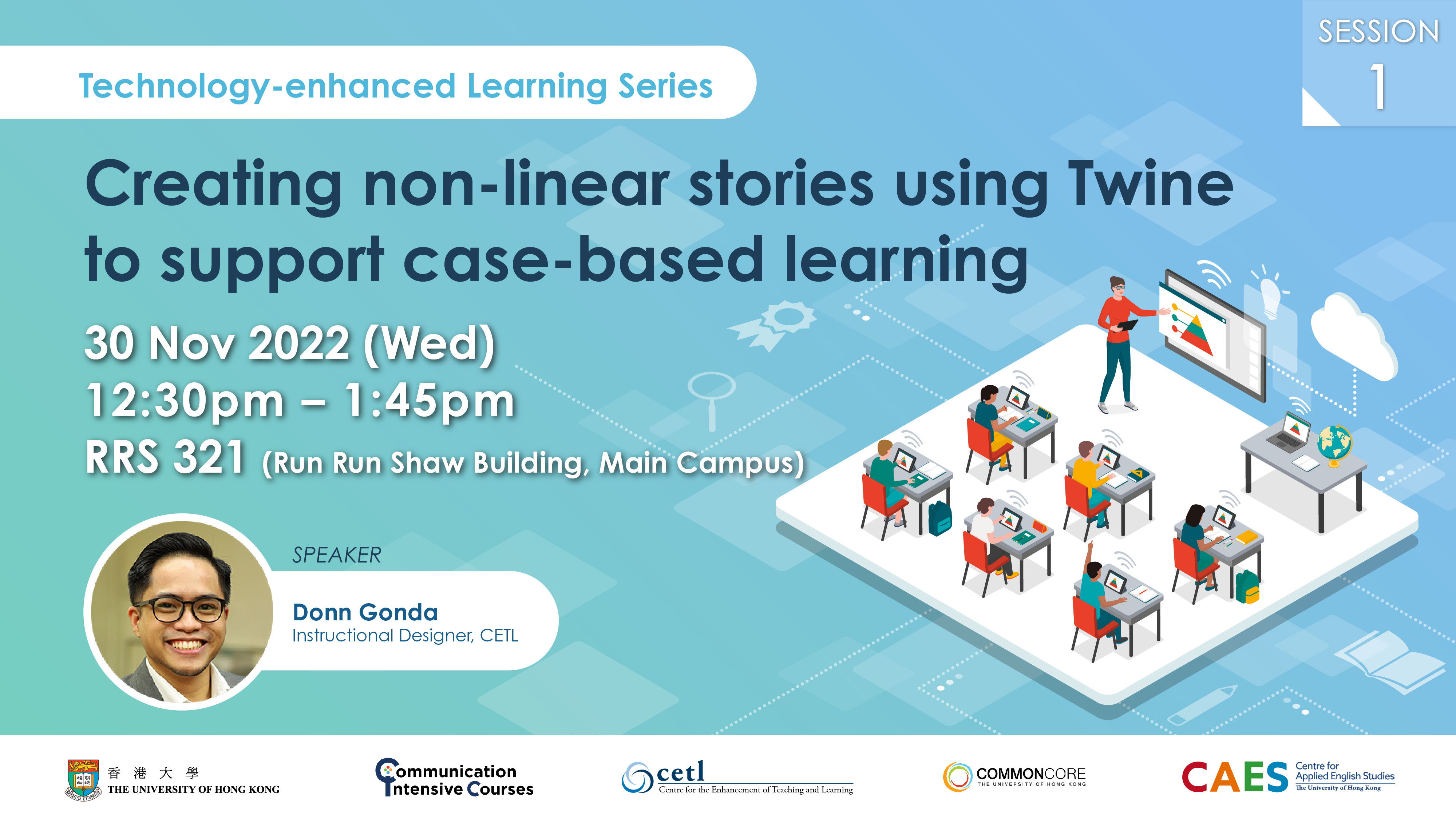 Session  1 - Creating non-linear stories using Twine to support case-based learning